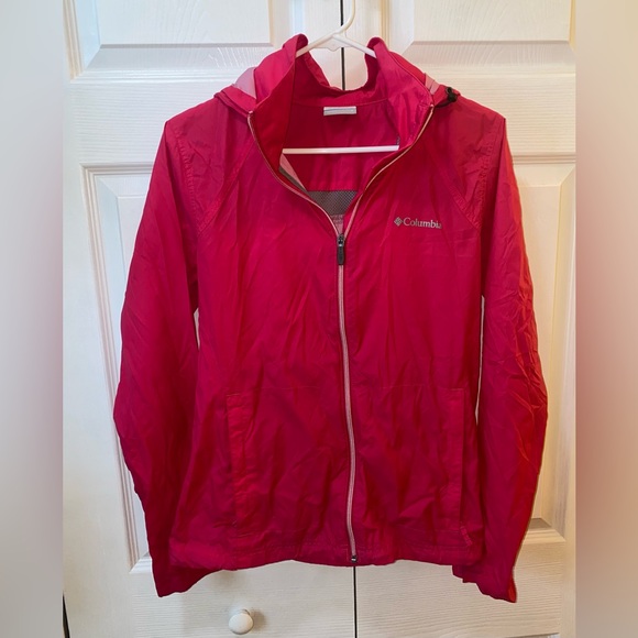 Columbia Jackets & Blazers - NWOT Columbia Rain Coat Pink Medium